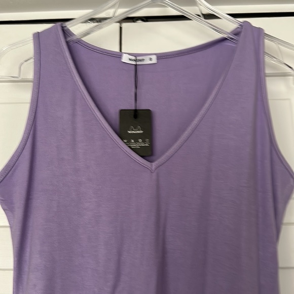 Purple tank top body suit - Picture 2 of 3